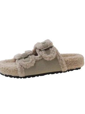 Women’s Luxury Fur Slides &#821...