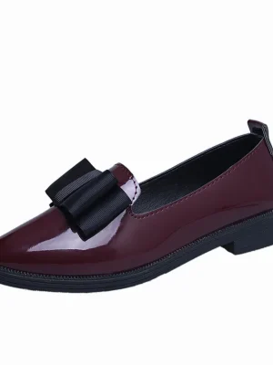 Women’s Bow-Knot Slip-On Shoes ...