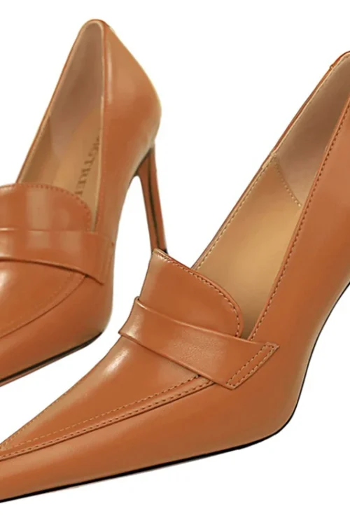 Classic Leather Pumps – 8cm Hee...