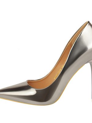 Lady’s Metallic Pumps – Low t...