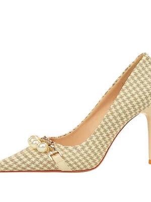 Plaid Pumps – 7.5cm & 9.5c...