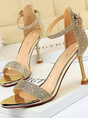 Summer Gold Sandals – Crystal Middl...