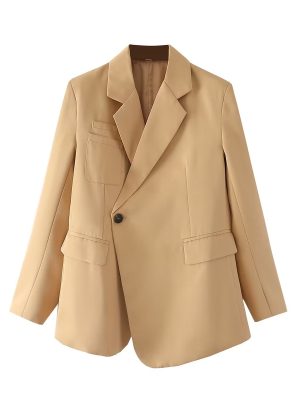 Early Autumn Asymmetric Blazer