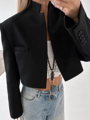 Niche Short Stand-Up Collar Coat