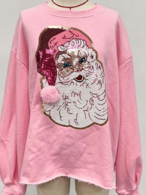 Women’s Christmas Santa Sequine...