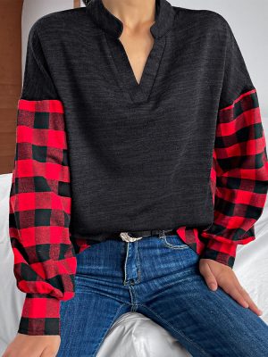 Women’s Classic Plaid Patchwork...