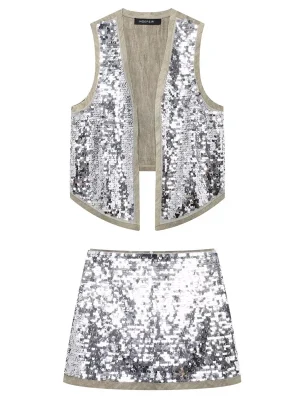 Sequin Dance Skirt Set – Sparkling ...