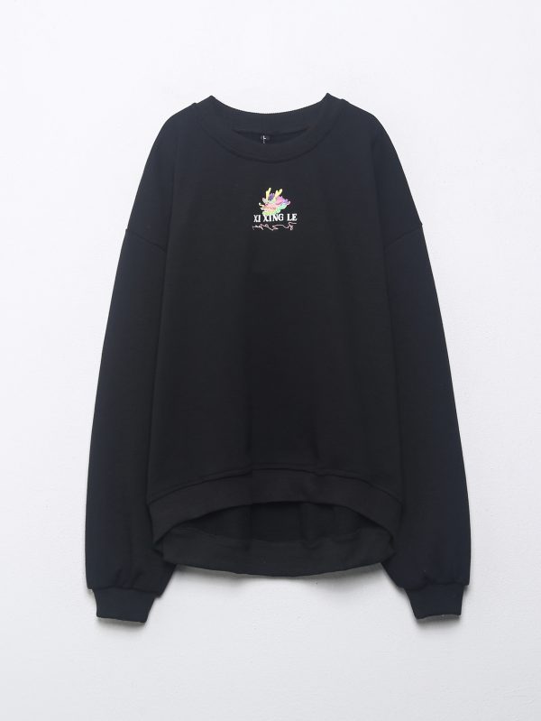 Spring Dragon Year Printed Sweatshirt