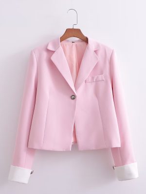 Loose One-Button Casual Blazer