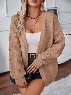 Solid Color Pocket Cardigan