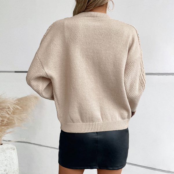 Button Knit Cardigan Sweater - Image 2