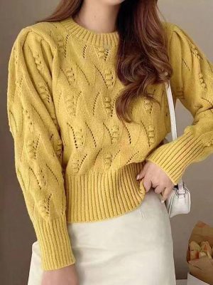 Tight Hollow Out Cutout Sweater