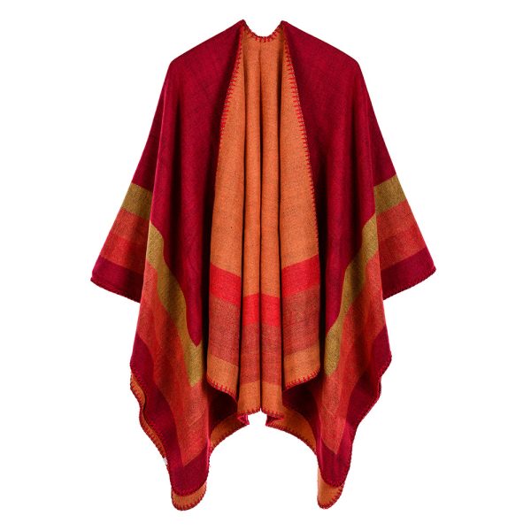 Four Bar Jacquard Cashmere Shawl - Image 4