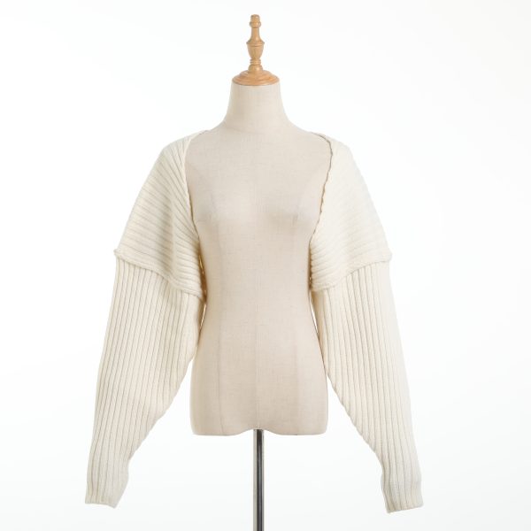 Loose Batwing Knitted Cardigan - Image 3