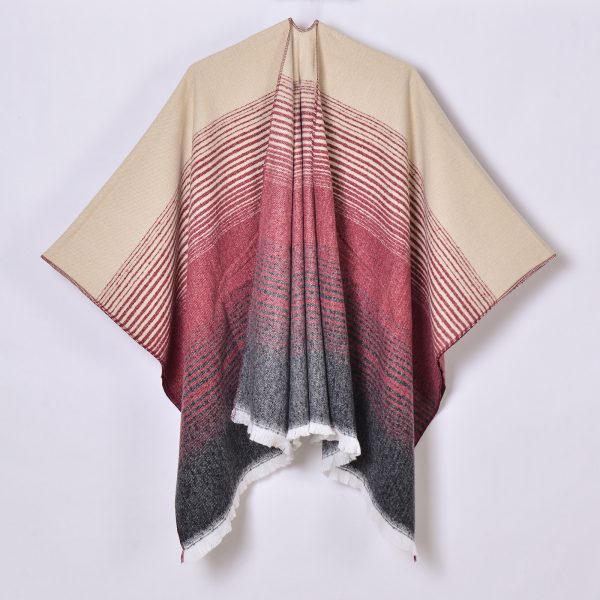 Cashmere Gradient Split Shawl