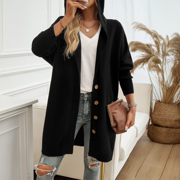 Hooded Loose Cardigan Coat