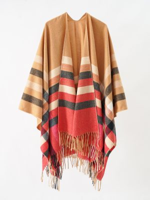 Ethnic Travel Cape Scarf