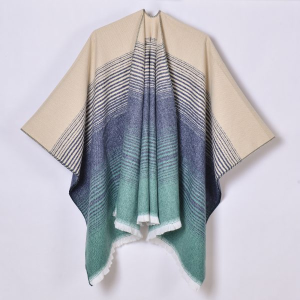 Cashmere Gradient Split Shawl - Image 2