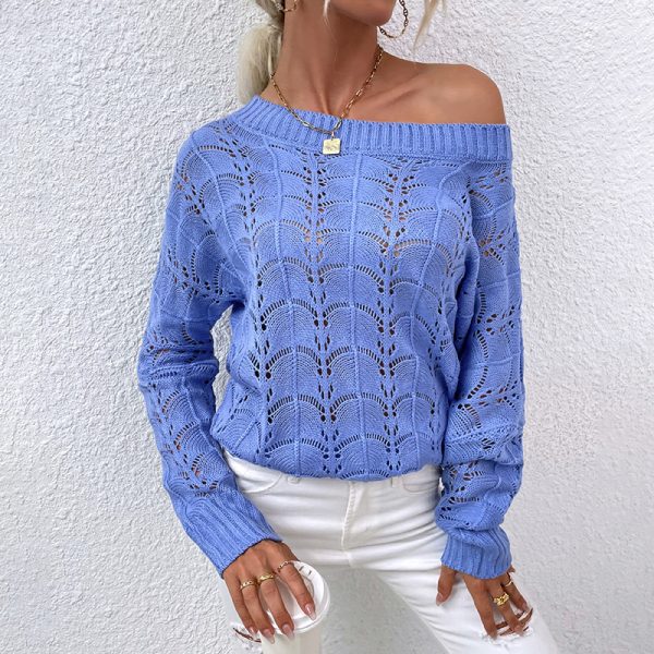 Women's Cutout Batwing Sweater - Image 2