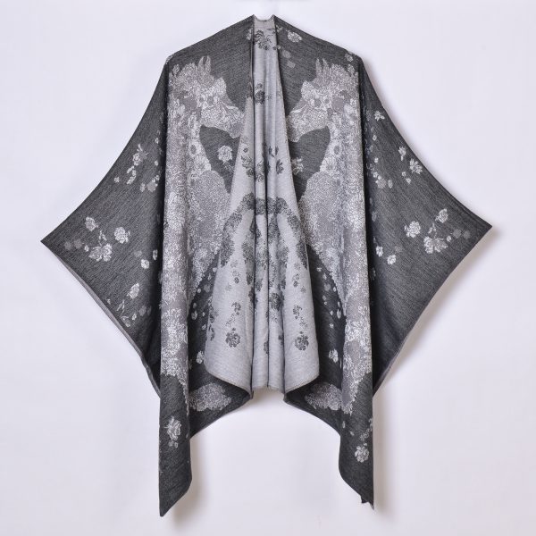 All-Match Jacquard Cashmere Shawl - Image 2